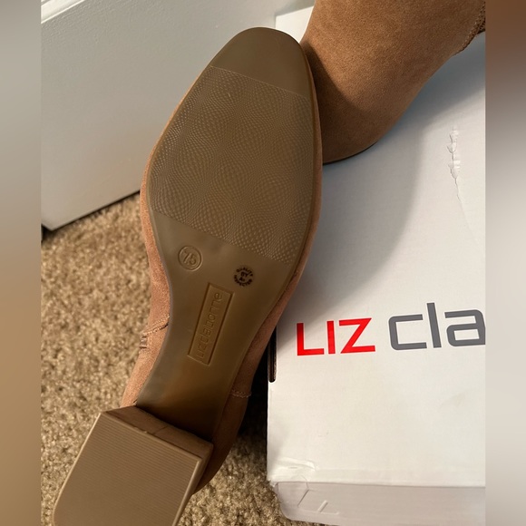 Liz Claiborne Brown Heeled Booties MACOMB - Picture 4 of 4